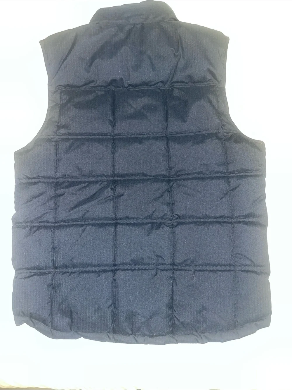 Goodfellow & Co Black Quilted Puffer Vest with Contrast Trim